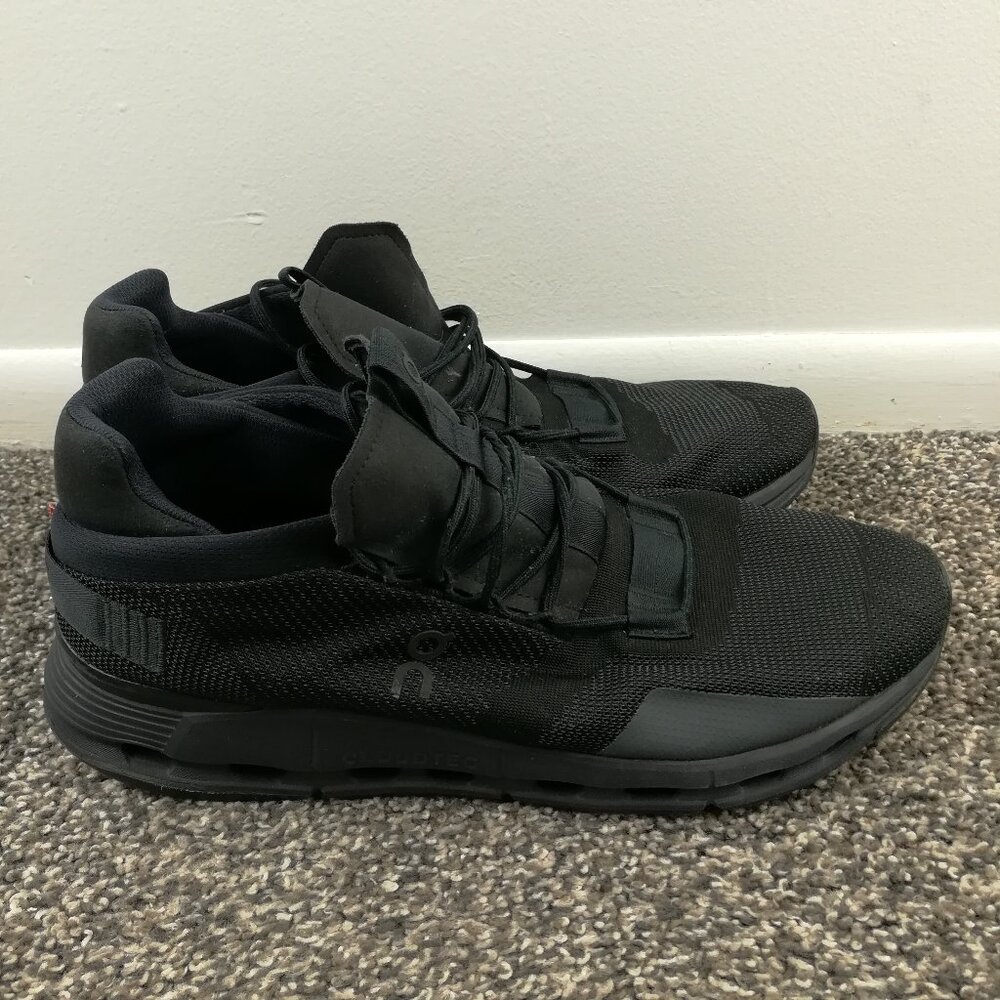 On Running Black Athletic Shoes